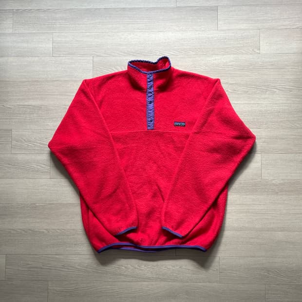80s 파타고니아 신칠라 레드 퍼플 patagonia 빈티지