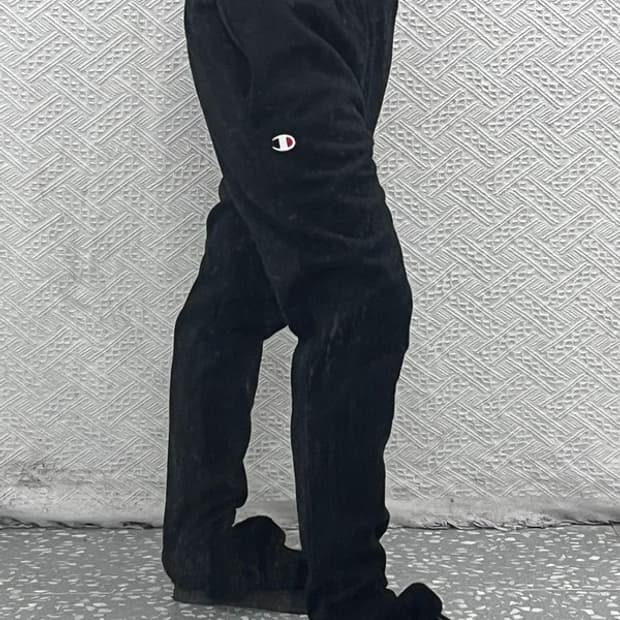 챔피언 리버스위브 자수로고 기모 조거 스웻팬츠  M C07192