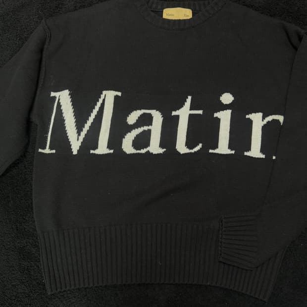 matin kim knit 