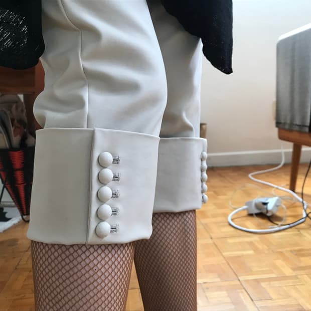 vintage button pants
