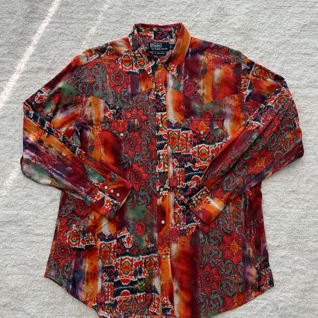 90s POLO 폴로 랄프로렌 웨스턴 셔츠