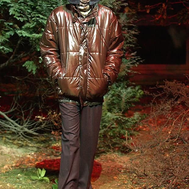 [48] 라프시몬스 02aw 버지니아 크리퍼 패디드 본디지 자켓