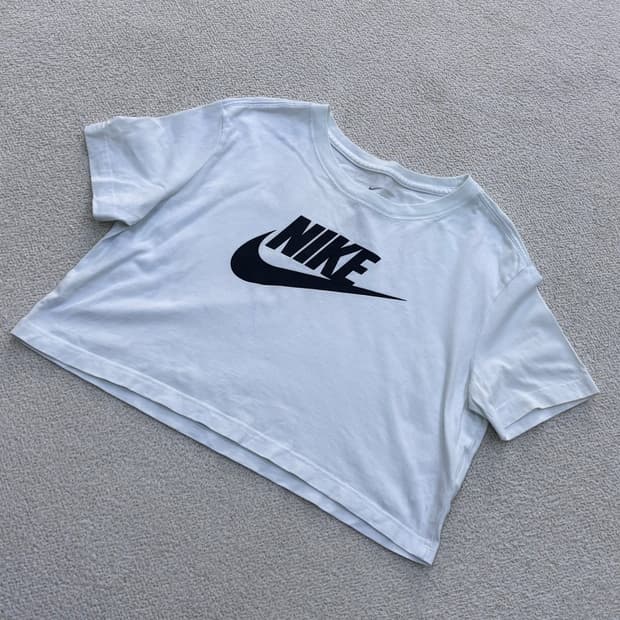 M 나이키 여성 크롭 반팔 (이염확인 ) 0420E