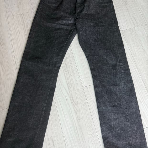 풀카운트 1101BK 스트레이트 셀비지 데님 블랙 13.7oz