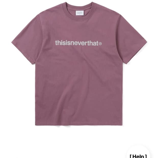 Thisisneverthat T logo tee fuchsia XL