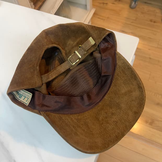 LL Bean 80s vintage 스웨이드 트러커 캡