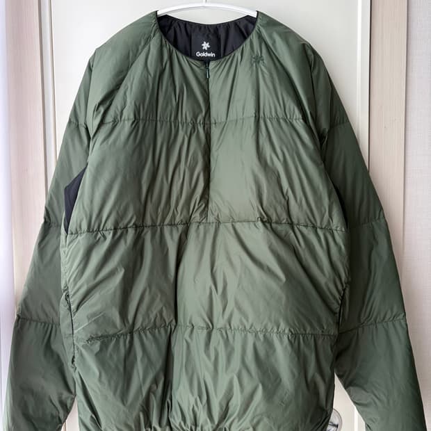 골드윈 goldwin 크루넥 다운 스웨터