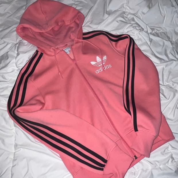 아디다스 핑크 후드집업 85
