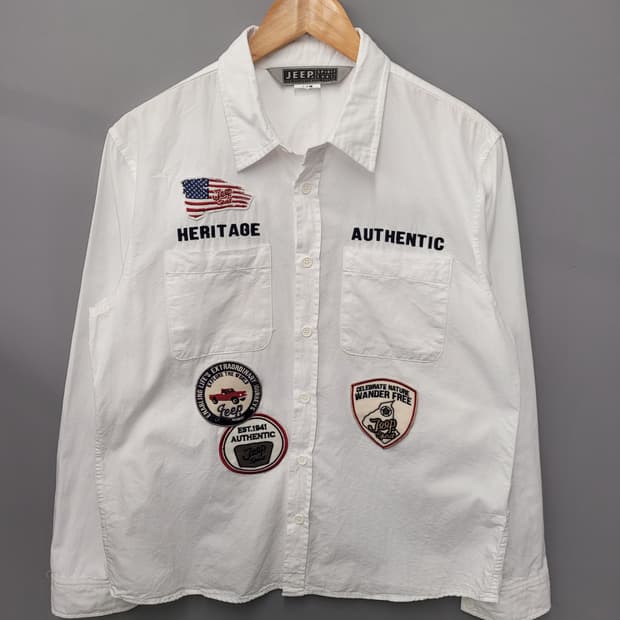 Jeep 지프 패치워크 셔츠