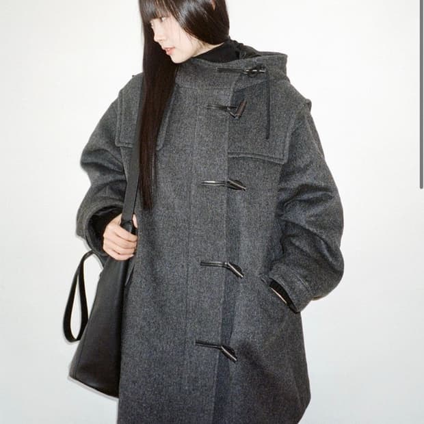 Lfm 후디드 더플 코트