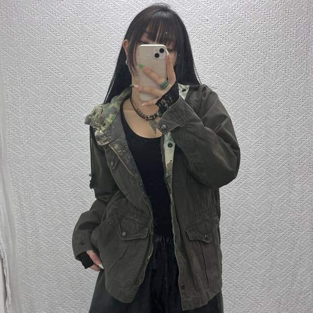 데님 앤 서플라이 랄프로렌 밀리터리 패턴 자켓 S C09020