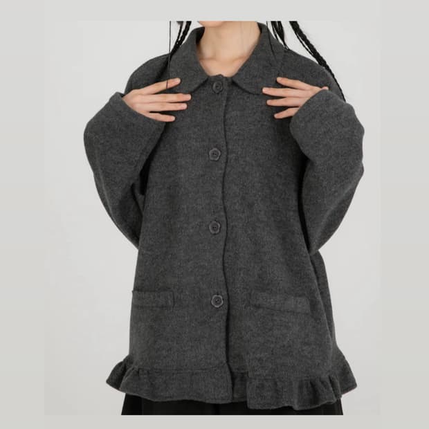 나이엔 플라켓 가디건자켓