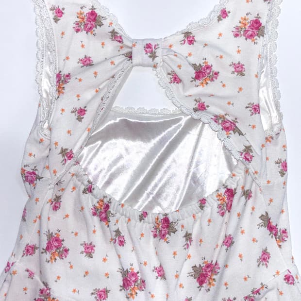 리즈리사 백리본 플로럴 원피스