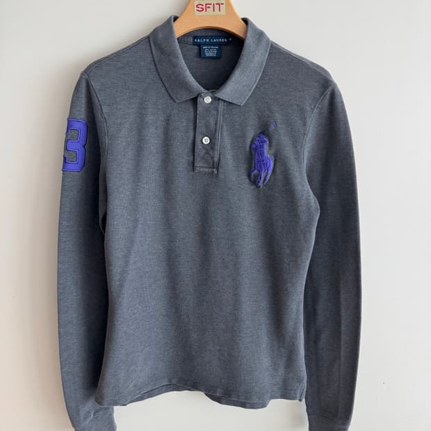 폴로 랄프로렌 우먼 빅포니 진그레이 PK 카리티 