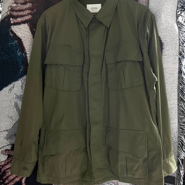 CIOTA 시오타 정글 퍼티그 재킷 카키 올리브 (6)size (XL)