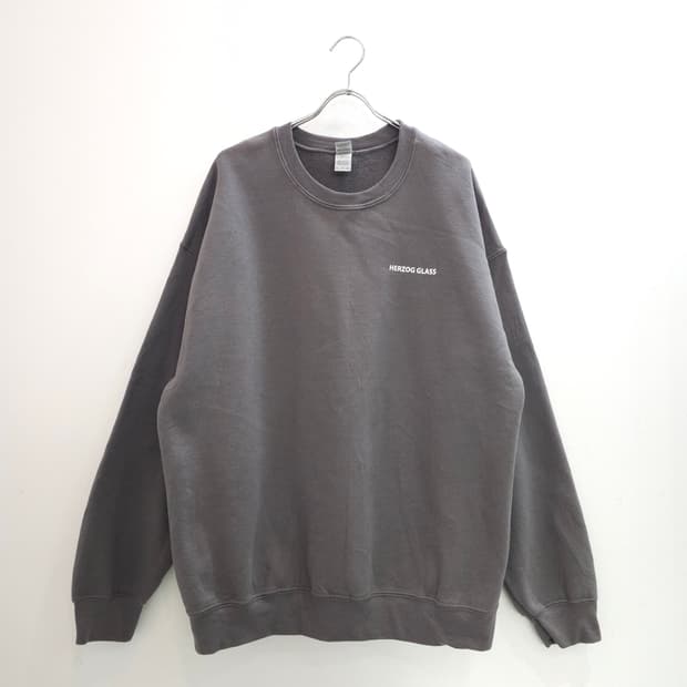 길단 맨투맨 백프린팅 기모 스웻셔츠