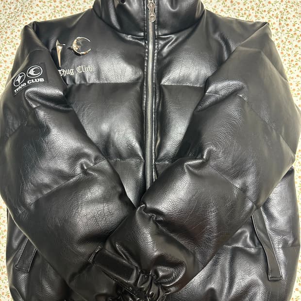 떠그클럽 레더 패딩 2 사이즈