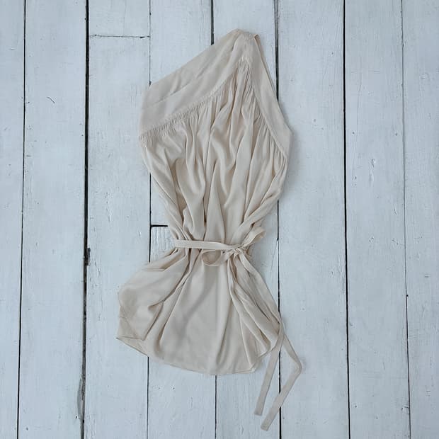 Helmut Lang FW10 silk blouse