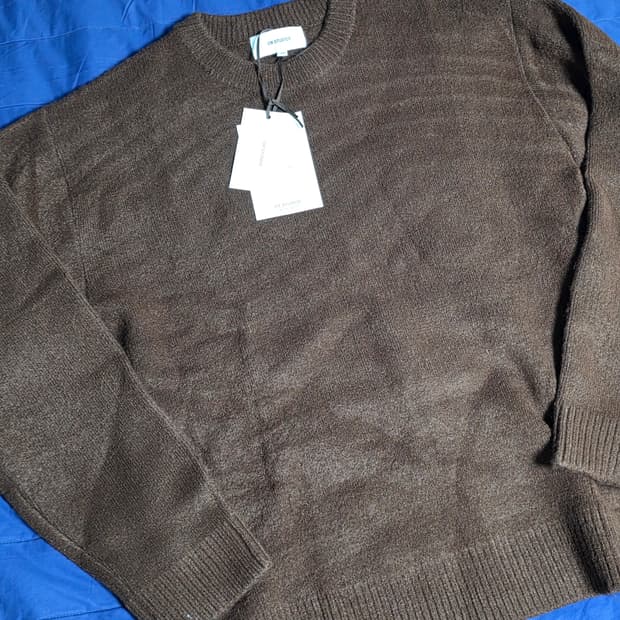 OX Studios (오엑스 스튜디오) - 코지 니트 브라운 48사이즈