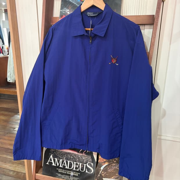 90s 폴로 랄프로렌 나일론 블루종 자켓