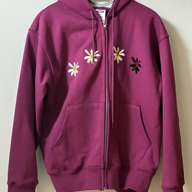 라브로스 데이지 후드집업 s 급쳐