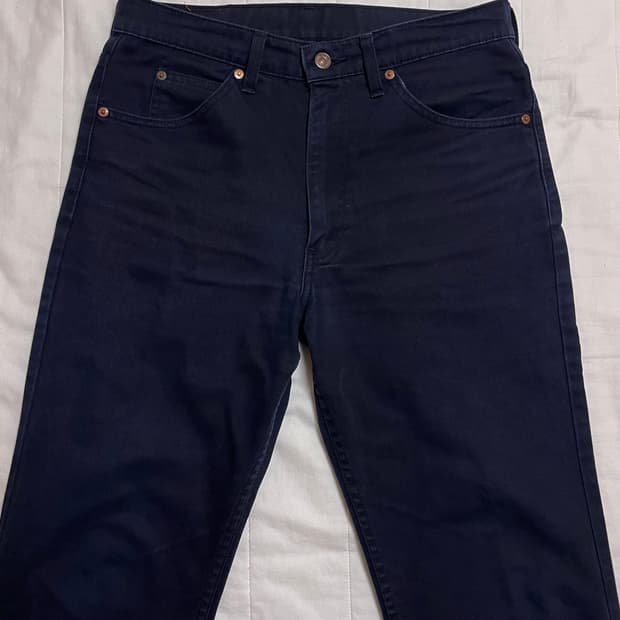 리바이스 90s 517 블랙진 부츠컷 벨바텀