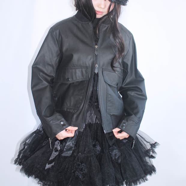 Coated sleeve panel-detail 2way bomber 