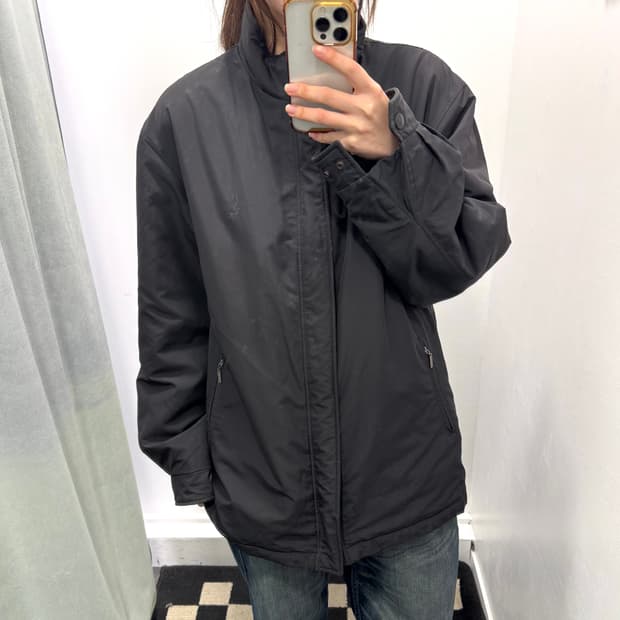 입생로랑 뿌르옴므 블랙 자수 로고 자켓