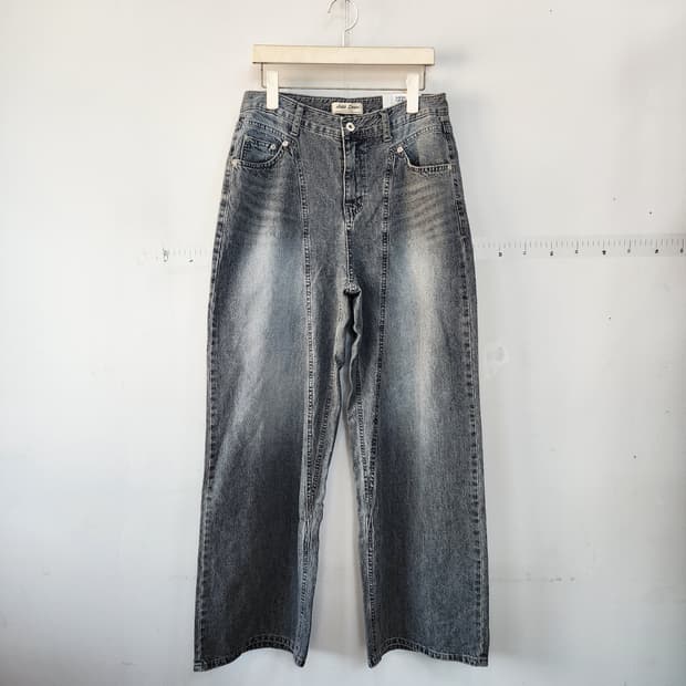 애드립 데님 빈티지 워싱 데님 팬츠