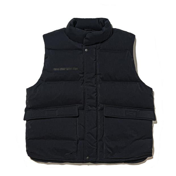 아워셀브스 Premium Duck Down Mark Vest Black