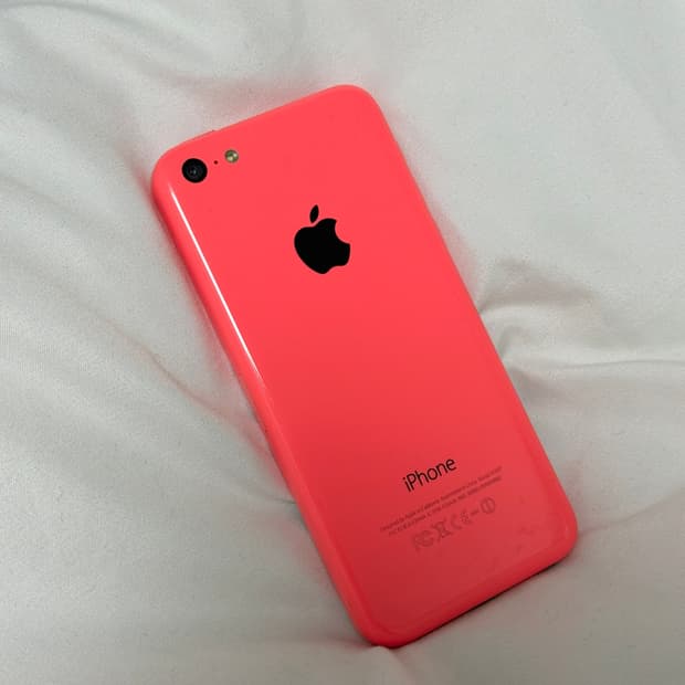 아이폰 5c 피치 레드 핑크