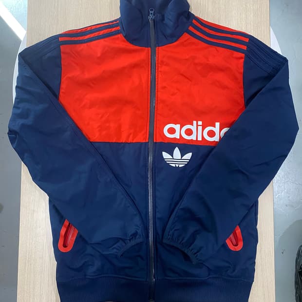 아디다스 유로파 트랙탑 네이비/레드 S