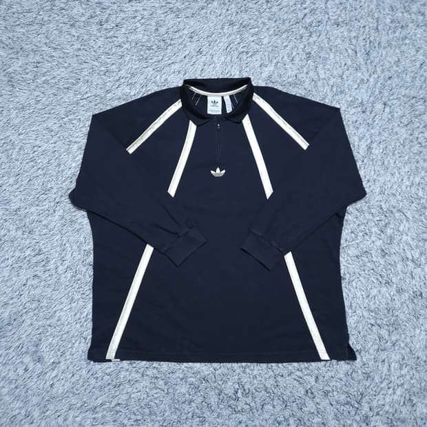 아디다스) XL 남자 오버핏 럭비 폴로셔츠 / 왕눈이샵