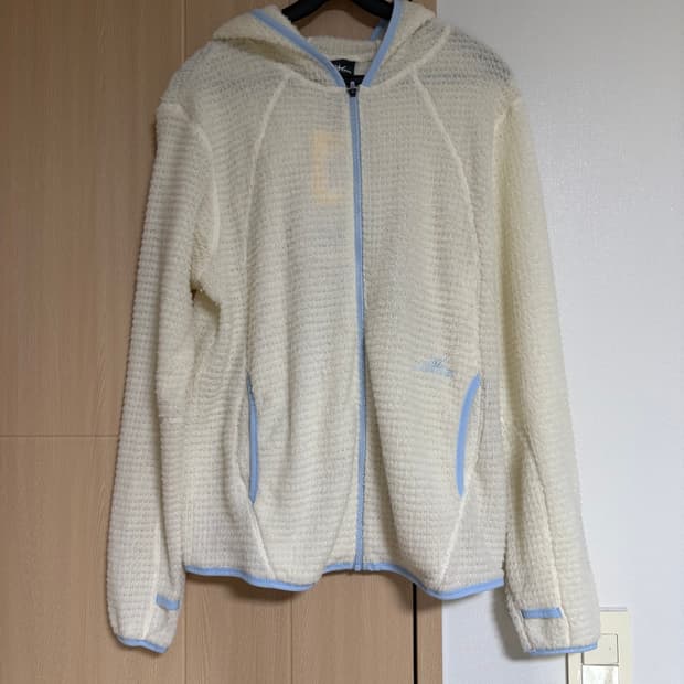 썬러브 폴라텍 알파 집업 후드 아이보리S