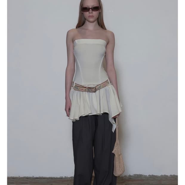 삽니다)스컬프터 Tube Top Low Waist Dress