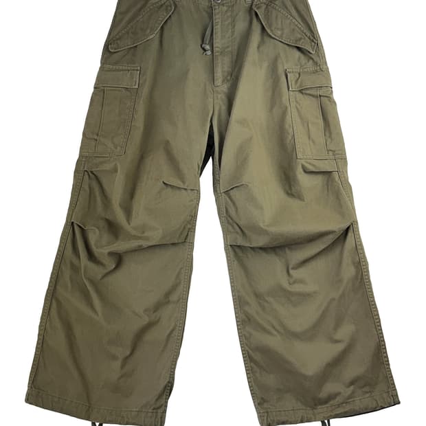 그라프페이퍼 밀리터리 클로스 밀리터리 팬츠 카키