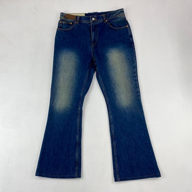 앤더슨벨 빈티지 워시드 부츠컷 데님 진 (31)