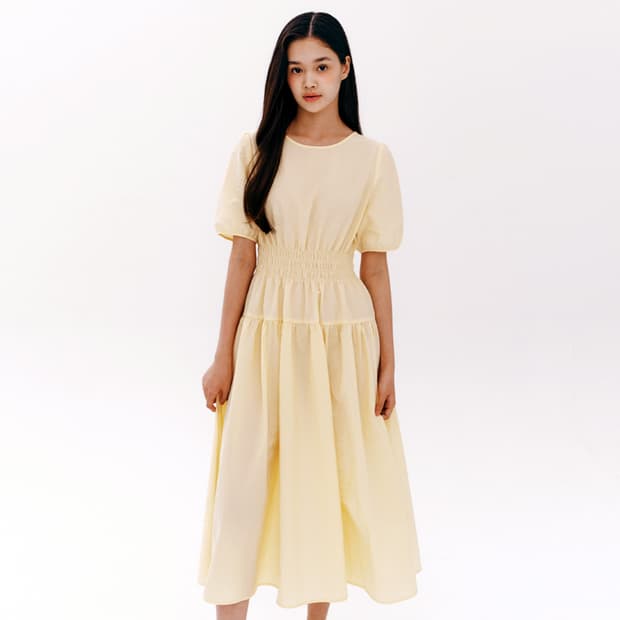 마리끌레르(marie claire) 바스락 퍼프 프릴 원피스 55