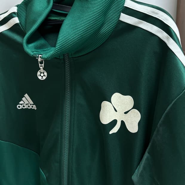 아디다스 파나티나이코스 집업 트랙탑 저지