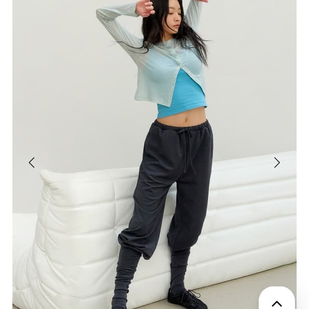 무브웜 movewarm KNEE DRAPE PANTS 새상품 s