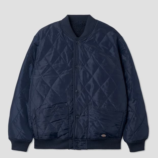 디키즈 패디드 릴렉스드 리버시블 하이 파일 재킷 Navy