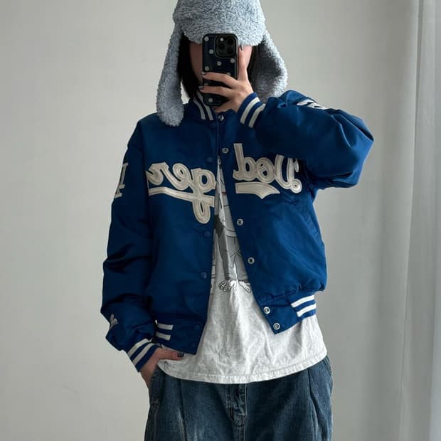 90‘s LA다저스 스타터 바시티 자켓