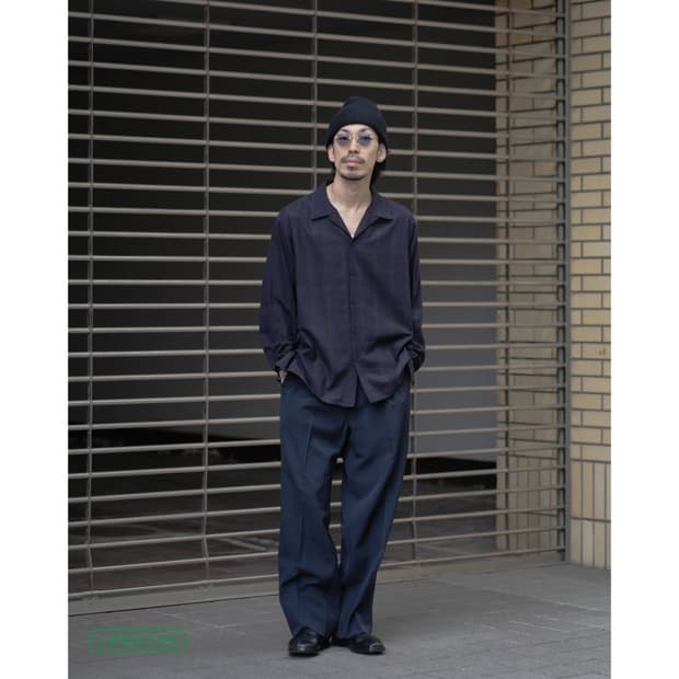 26ss Silk Nep Loop Collar Shirts