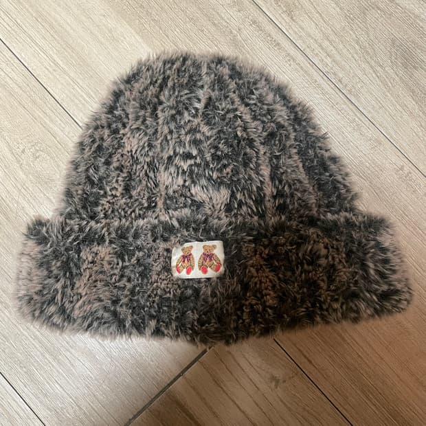 빈티지 퍼 비니