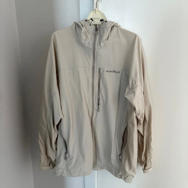 몽벨 바람막이 남자 베이지 m 