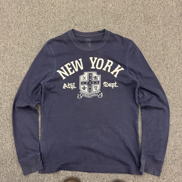 OLD NAVY 빈티지 와플 롱슬리브