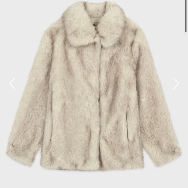 시눈 퍼자켓 아이보리