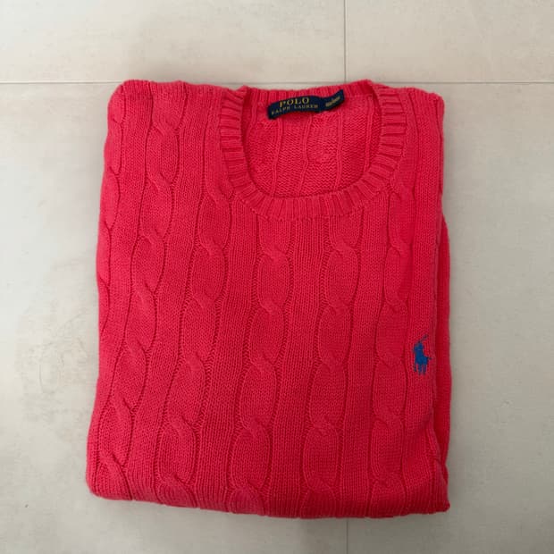 폴로 케이블니트 L 100사이즈