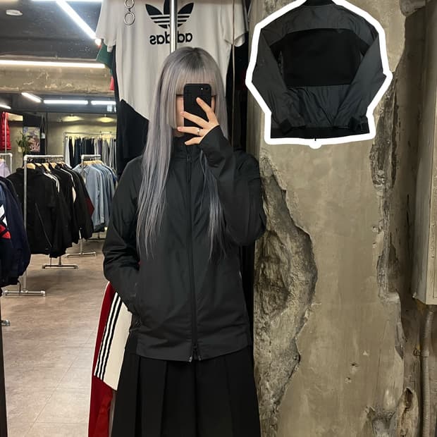 나이키 백매쉬 바람막이 차콜 M  #csz2503