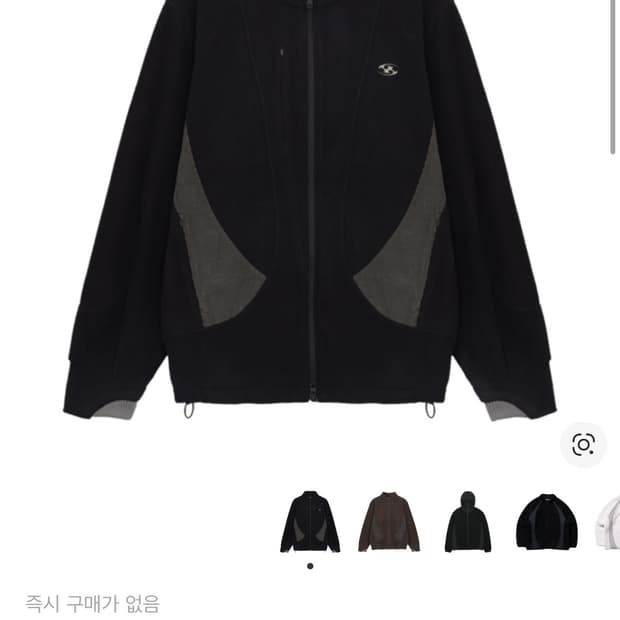 산산기어 24FW 플리스 후리스 블랙 2size